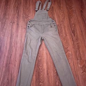BooHoo Mens Olive Overalls